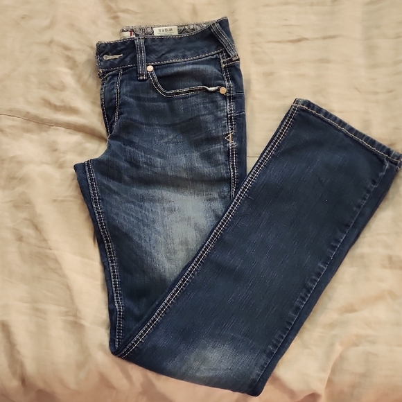 Ariat Women's Dark Blue Boot Cut Jeans - Picture 3 of 9